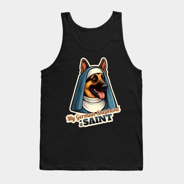 German Shepherd Nun Tank Top by k9-tee